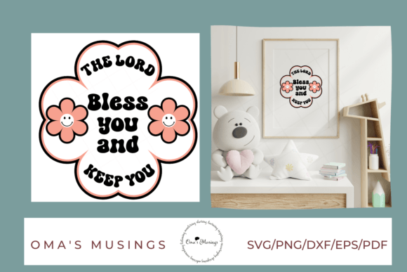 Aaronic Blessing SVG – Christian Graphics for Craft & Content Publishing
