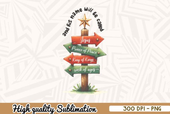 And His Name Will Be Called Jesus – Graphics for Crafts & Digital Sellers