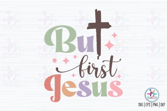 But First Jesus Retro SVG: A Versatile Graphic for Crafts & Content Publishing