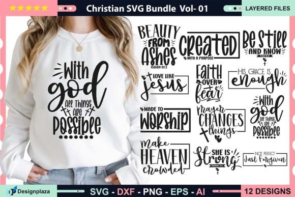 Christian SVG Bundle Vol-01: A Designer’s Review for Branding & Crafts