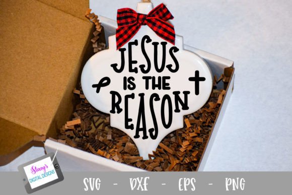 Christmas Ornament Jesus is the Reason: A Crafts & Graphics Review for Content Publishers