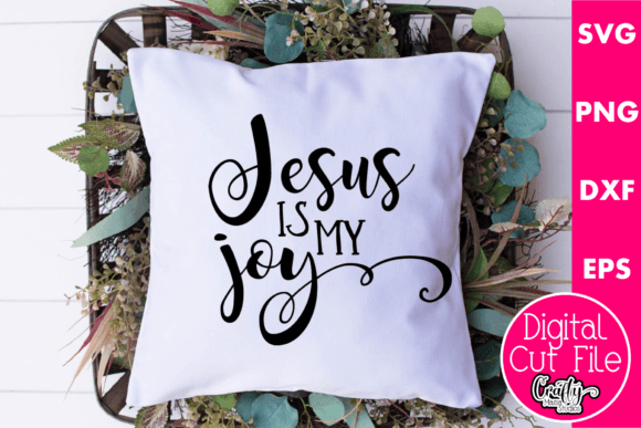 Jesus Is My Joy – A Thoughtful Embroidery Design for Faith-Based Projects
