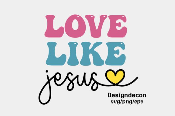 Love Like Jesus Retro Heart Svg: A Faithful Design Companion for Local Branding