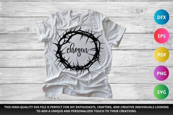 Older Chosen SVG Christian SVG for Crafts & Graphics Sellers