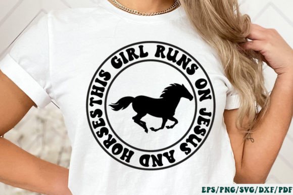 This Girl Runs on Jesus and Horses Retro: A Crafts & Graphics Designer’s Take